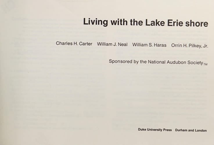 Living with the Lake Erie Shore (Living with the Shore)