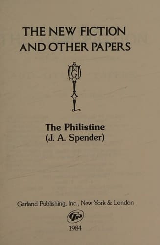 NEW FICTION & OTHER PAP
