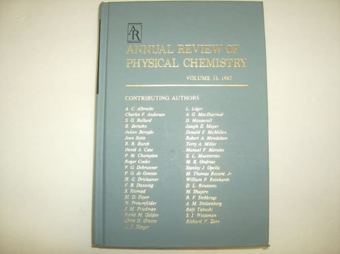 Annual Review of Physical Chemistry 1982