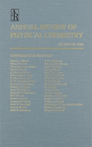 Annual Review of Physical Chemistry