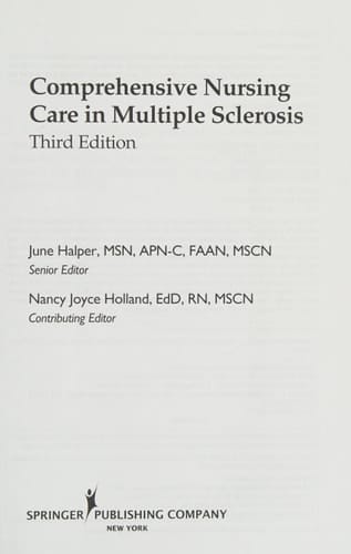 Comprehensive Nursing Care in Multiple Sclerosis Third Edition