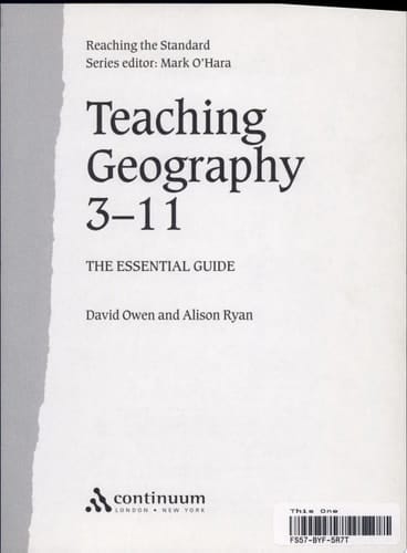 Teaching Geography 3-11