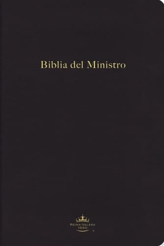 Biblia del Ministro Reina Valera 1960, Tamaño Manual, Leathersoft, Negro / Spanish Ministers Bible RVR 1960, Leathersoft, Black