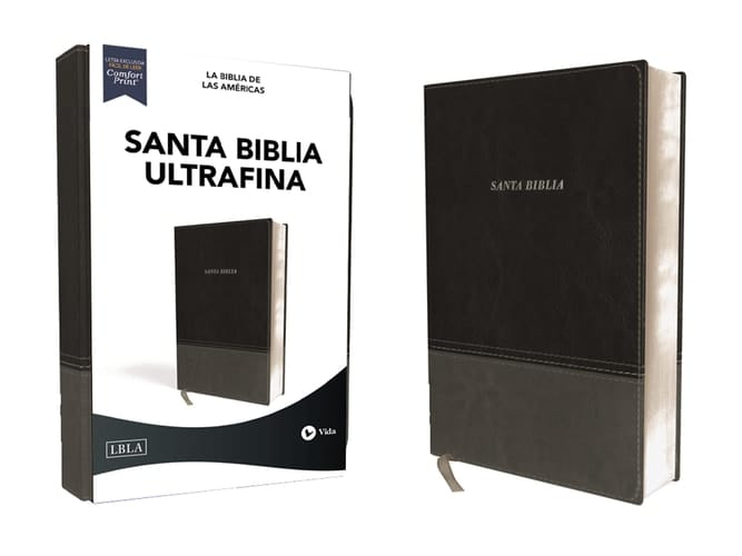 LBLA, Santa Biblia, Ultrafina, Leathersoft, Negro