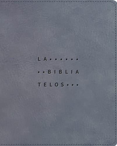 NVI, la Biblia Telos para Jóvenes, Texto Revisado 2022, Leathersoft, Gris, Comfort Print Una Guía para el Estudiante a Través de Las Escrituras