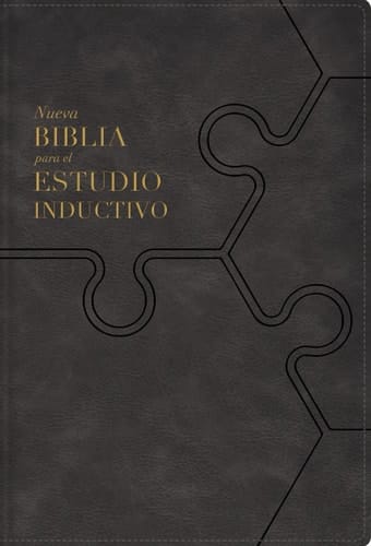 NBLA, Nueva Biblia para el Estudio Inductivo, Interior a Dos Colores, Leathersoft, Gris