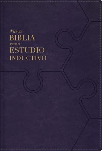 NBLA, Nueva Biblia para el Estudio Inductivo, Leathersoft, Interior a Dos Colores, Morado, Comfort Print