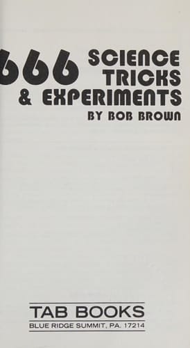 666 Science Tricks & Experiments