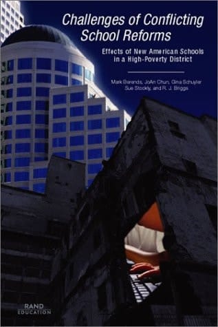 Challenges of Conflicting School Reforms: Effects of New American Schools in a High-Poverty District 2002