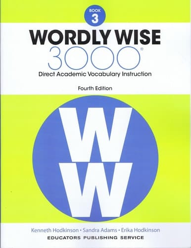 Wordly Wise 3000 Direct Academic Vocabulary Instruction