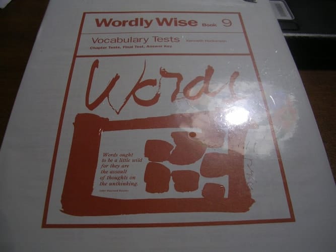 Wordly Wise Book 9-Vocabulary Tests