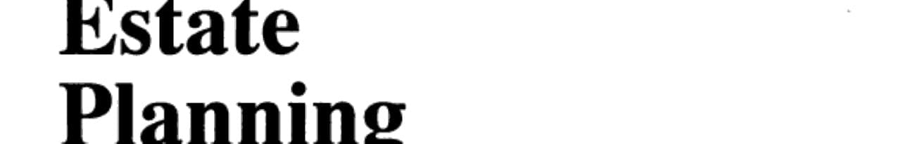 Estate Planning and Taxation, 1993
