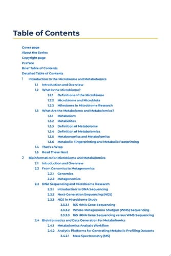 An Integrated Analysis of Microbiomes and Metabolomics