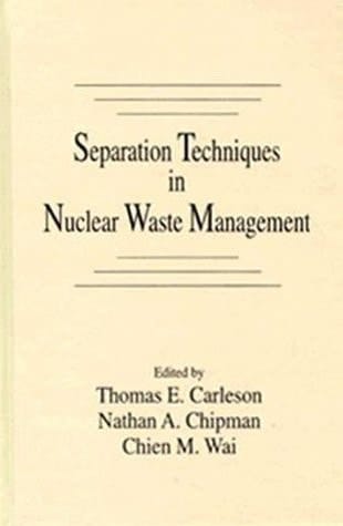 Separation Techniques in Nuclear Waste Management