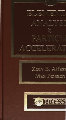 Elemental Analysis by Particle Accelerators