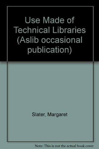 Use Made of Technical Libraries