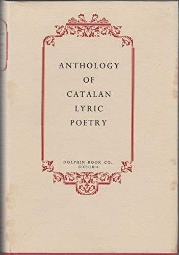Anthology of Catalan Lyric Poetry