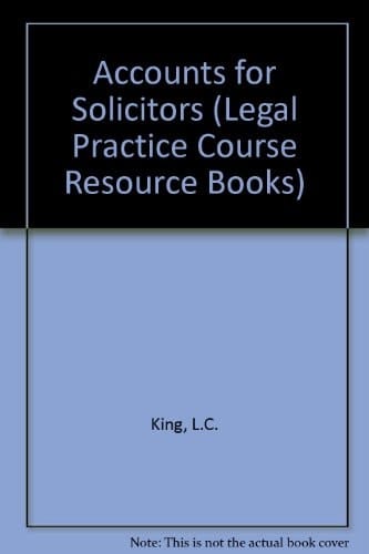 Accounts for Solicitors, 2001/2002