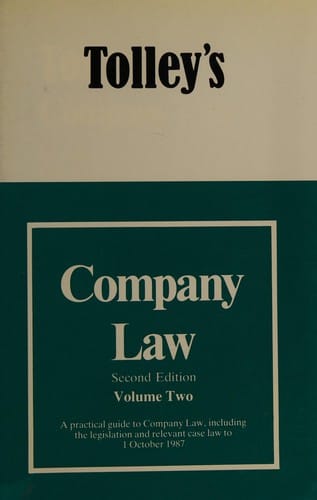 Tolley's Company Law Insol-Z