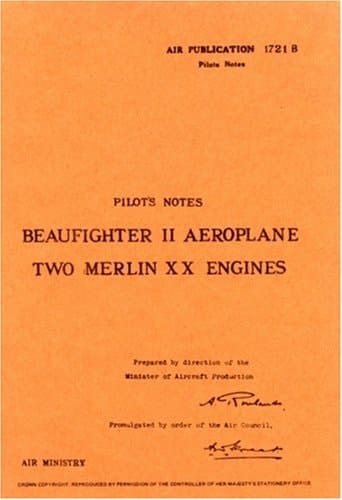 Beaufighter II Aeroplane Two Merlin XX Engines