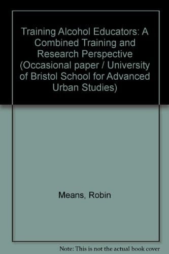 Training Alcohol Educators A Combined Training and Research Perspective