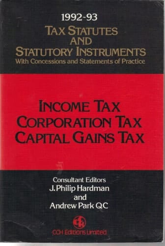 Income Tax, Corporation Tax, Capital Gains Tax