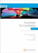 Australian Tax Legislation 2013