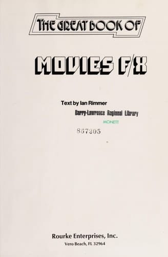 The Great Book of Movies F/X