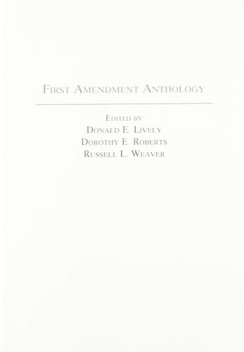 First Amendment Anthology (Anthology Series)