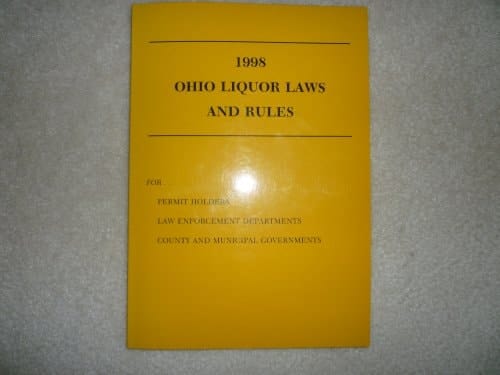 Ohio Liquor Laws and Rules 1998
