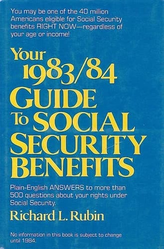 Your 1983/84 Guide to Social Security Benefits