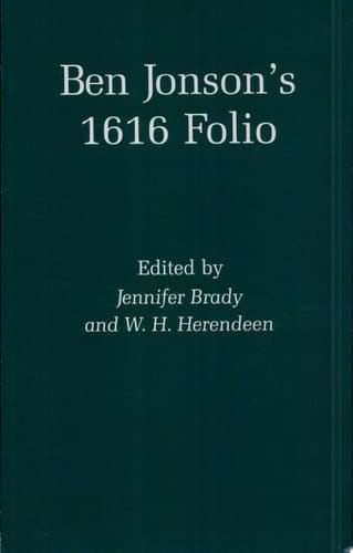 Ben Jonson's 1616 Folio