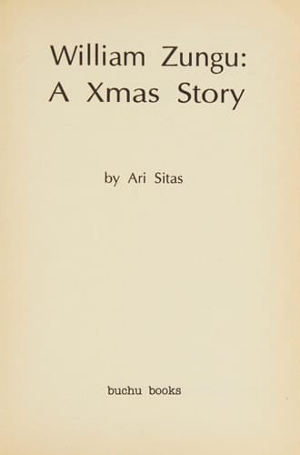 William Zungu: A Xmas story
