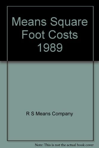 Means Square Foot Costs, 1989