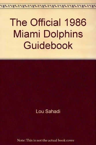 Miami Dolphins Guidebook, 1986