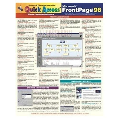 Microsoft Front Page 98 Quick Access