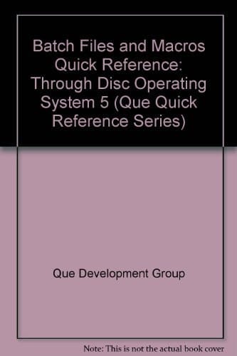 Batch Files and Macros Quick Reference