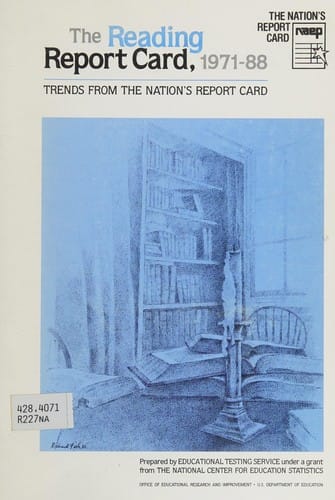Reading Report Card, 1971-88, the