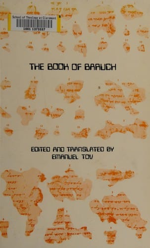 The Book of Baruch: Also Called I Baruch: (Greek and Hebrew)