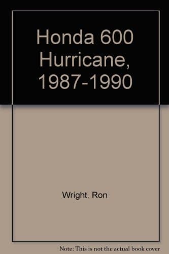 Honda 600 Hurricane, 1987-1989