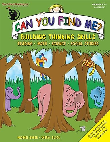 Can You Find Me? K-1 Reading, Math, Science, Social Studies