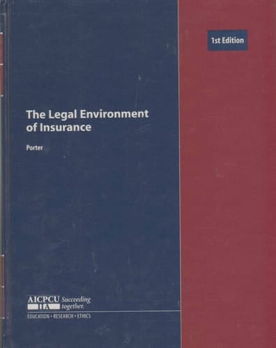 The Legal Environment of Insurance