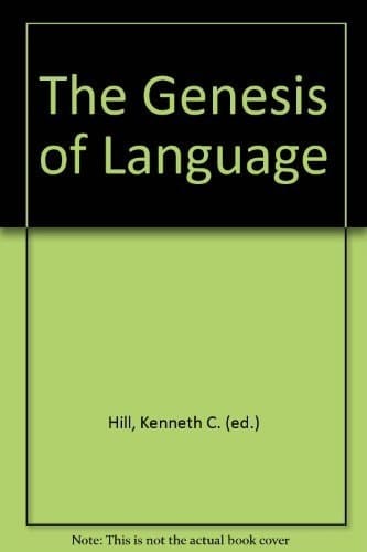 The Genesis of Language