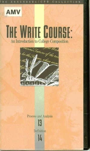The Write Course: An Introduction To College Composition; Program 13: Process And Analysis; Program 14: Definition; 1VHS