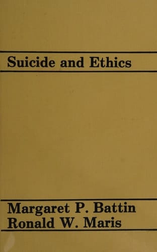 Suicide and Ethics: A Special Issue of Suicide and Life-Threatening Behavior (Suicide and Life-Threatening Behavior,)