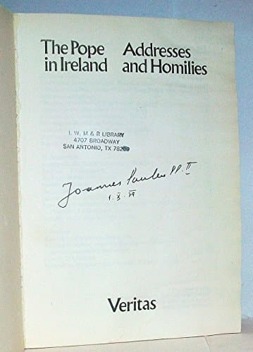 The Pope in Ireland Addresses and Homilies