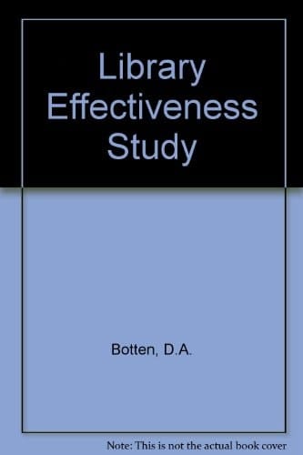 Library effectiveness study