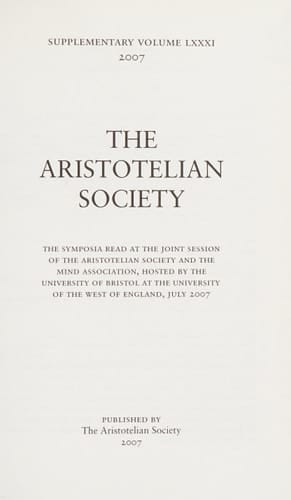 Supplementary Volume