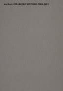 Ian Burn Collected Writings 1966-1993