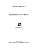 Management by menu
